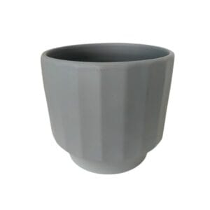 Macetero Cerámica Gris/Verde oscuro/Menta/Amarillo